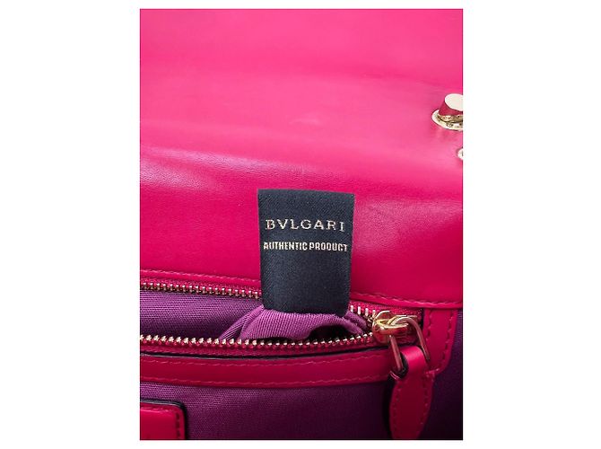 Bulgari Borsa a Spalla Bvlgari Serpenti Forever Rosa Scuro - vista 8