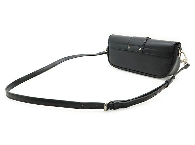 Pochette Montaigne Epi Louis Vuitton Nero - vista 2