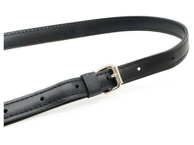 Pochette Montaigne Epi Louis Vuitton Nero - vista 5