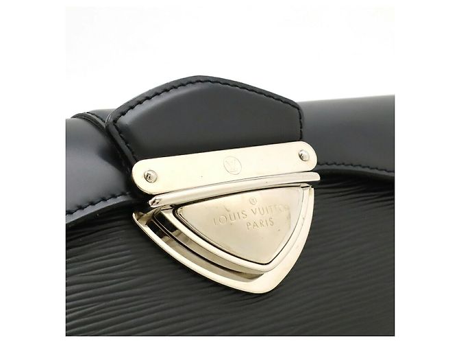 Pochette Montaigne Epi Louis Vuitton Nero - vista 7