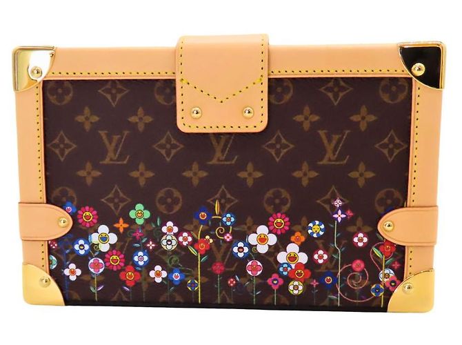 Borsa a Spalla Petite Malle Monogram Louis Vuitton Edizione Limitata Marrone - vista 3
