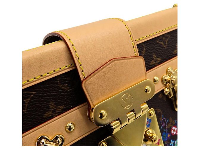 Borsa a Spalla Petite Malle Monogram Louis Vuitton Edizione Limitata Marrone - vista 7