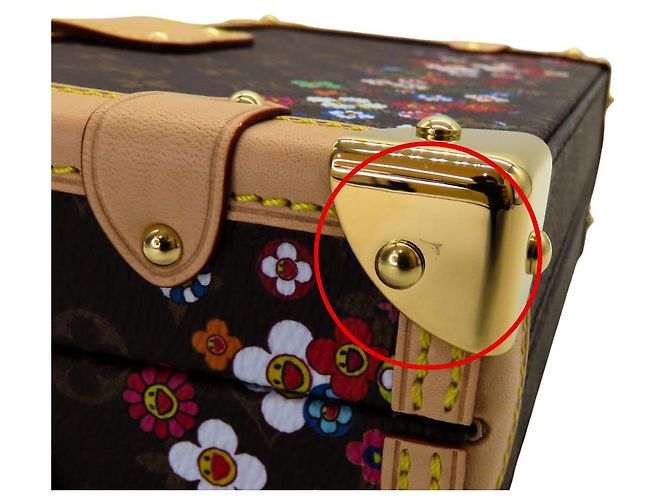 Borsa a Spalla Petite Malle Monogram Louis Vuitton Edizione Limitata Marrone - vista 8