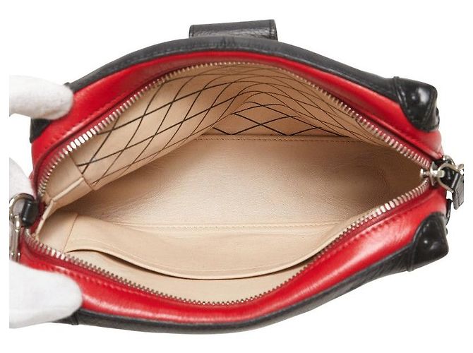 Borsa a spalla in pelle Petite Malle Soft MM Louis Vuitton Rosso - vista 10