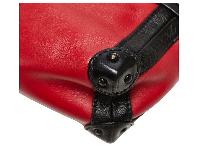 Borsa a spalla in pelle Petite Malle Soft MM Louis Vuitton Rosso - vista 4