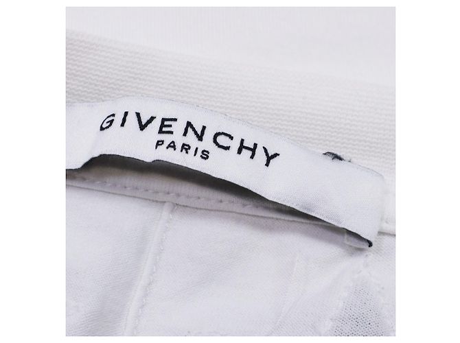 Camiseta de algodão branco bordada com estrelas Givenchy Cru - vista 5