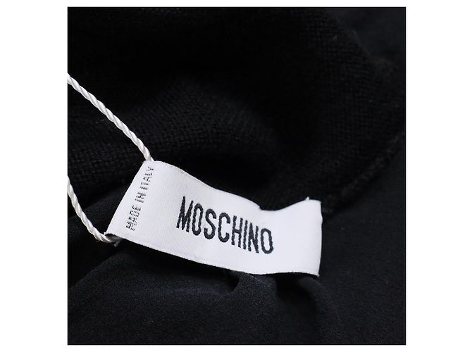 Suéter Moschino em lã virgem preta Preto - vista 5