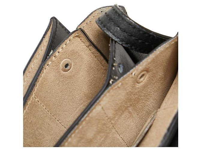 Chloé Borsa a spalla in pelle scamosciata Chloe Faye Nero - vista 9