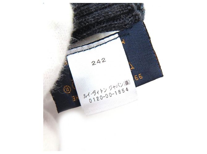 Strickhandschuhe Damier Gon Petite Graphite von Louis Vuitton Grau - Ansicht 10