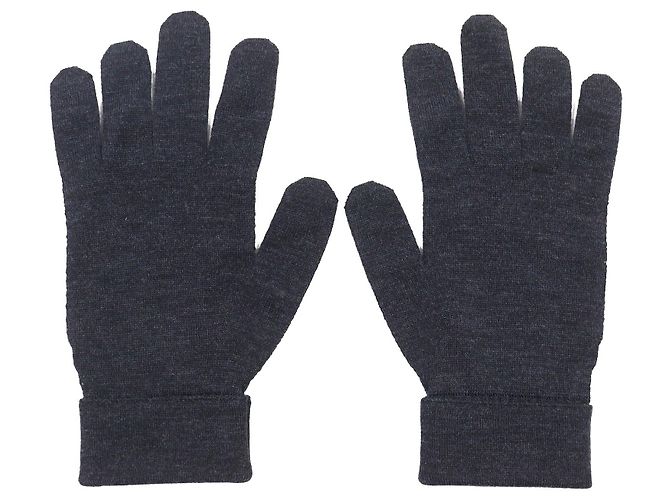 Strickhandschuhe Damier Gon Petite Graphite von Louis Vuitton Grau - Ansicht 4