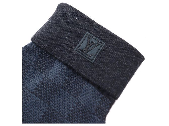 Strickhandschuhe Damier Gon Petite Graphite von Louis Vuitton Grau - Ansicht 5