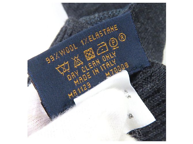 Strickhandschuhe Damier Gon Petite Graphite von Louis Vuitton Grau - Ansicht 8