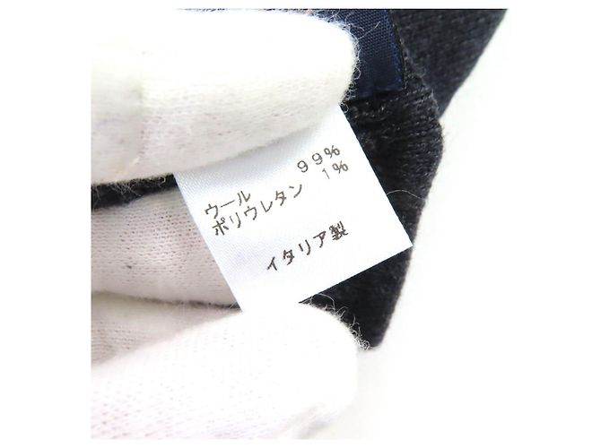 Strickhandschuhe Damier Gon Petite Graphite von Louis Vuitton Grau - Ansicht 9