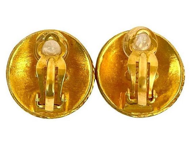 Chanel Coco Mark Ohrringe Golden Metallisch - Ansicht 6