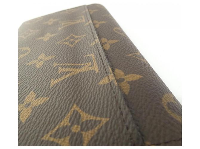 Carteira Longa Monograma Sarah da Louis Vuitton Marrom - vista 3