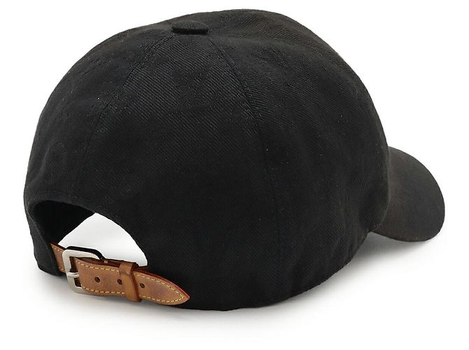 Cappellino da baseball in cotone Monogram Louis Vuitton Nero - vista 2
