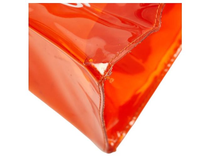 Hermès Vinyl Kelly Handtasche Orange - Ansicht 4