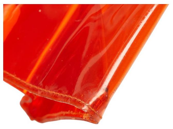 Hermès Vinyl Kelly Handtasche Orange - Ansicht 7