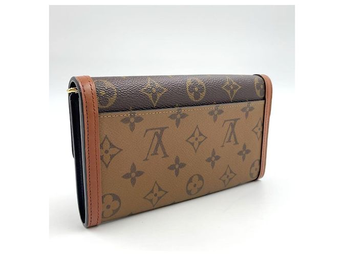 Carteira Sarah Dauphine Louis Vuitton Marrom - vista 2