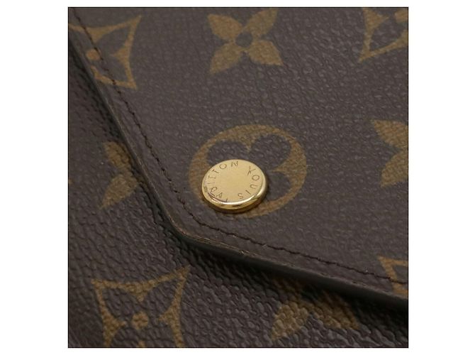 Portafoglio Lungo Sarah Monogram Louis Vuitton Marrone - vista 4