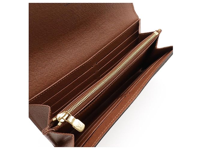 Portafoglio Lungo Sarah Monogram Louis Vuitton Marrone - vista 5