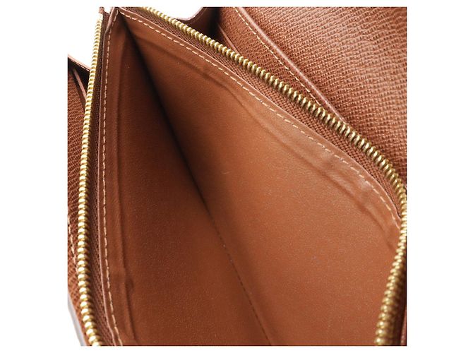 Portafoglio Lungo Sarah Monogram Louis Vuitton Marrone - vista 8
