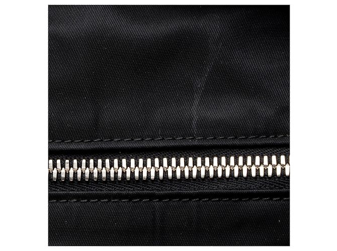 Borsa Prada Tessuto Spazzolato N/S Nero - vista 10