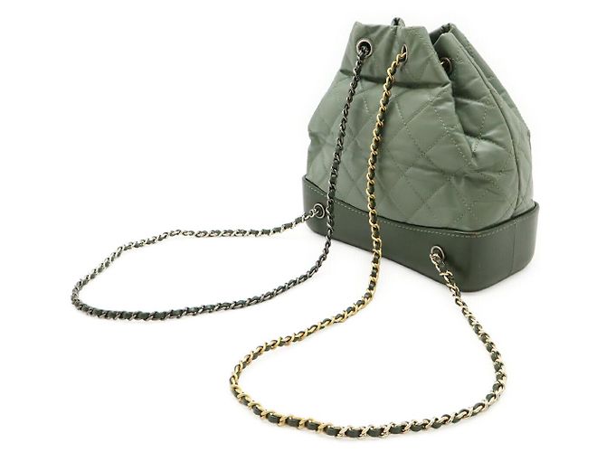 Chanel Gabrielle Small Backpack Green - view 2
