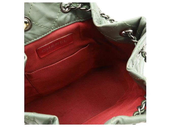 Chanel Gabrielle Small Backpack Green - view 5