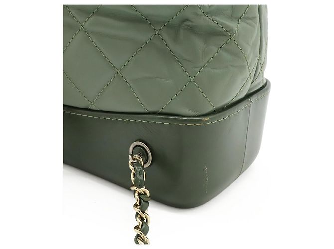 Chanel Gabrielle Small Backpack Green - view 8