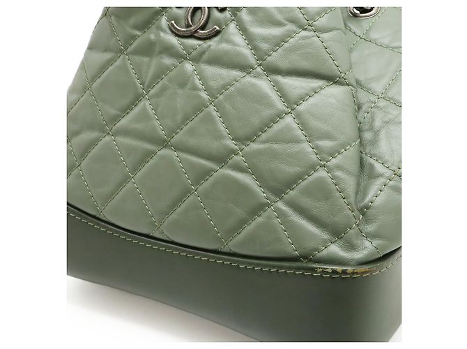 Chanel Gabrielle Small Backpack Green - view 9