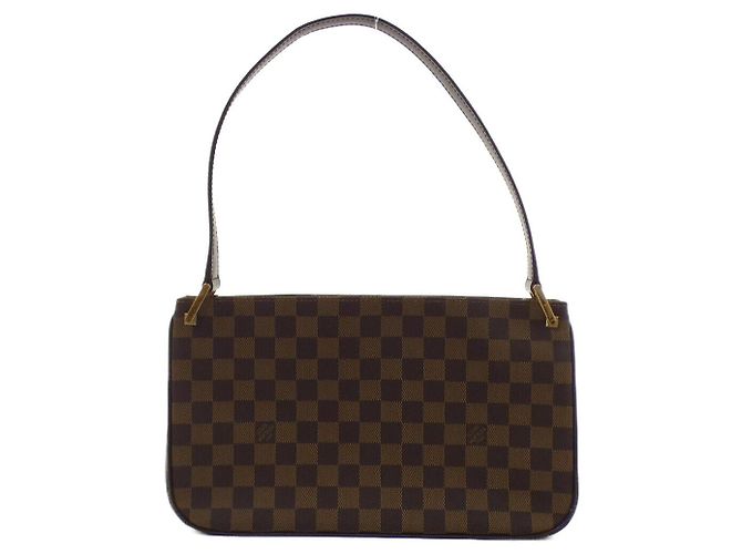 Borsa a Spalla Damier Abbesses di Louis Vuitton Marrone - vista 2