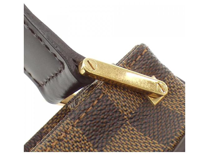 Borsa a Spalla Damier Abbesses di Louis Vuitton Marrone - vista 7