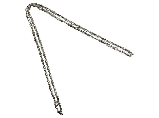 Collana Christian Dior Argento Metallico - vista 5
