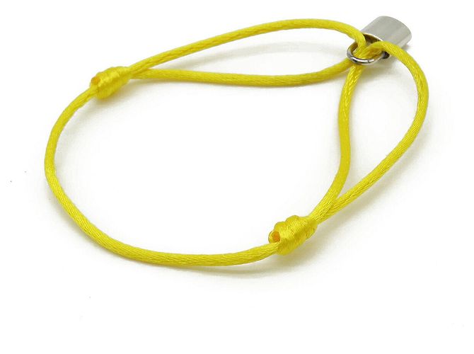 Bracciale Silver Lockit Louis Vuitton Ag925 Giallo - vista 2
