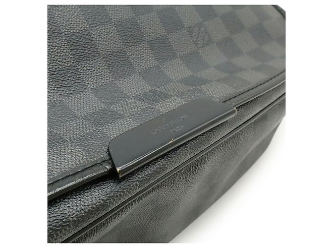 Borsa a tracolla Daniel GM Damier Graphite Louis Vuitton Nero - vista 8