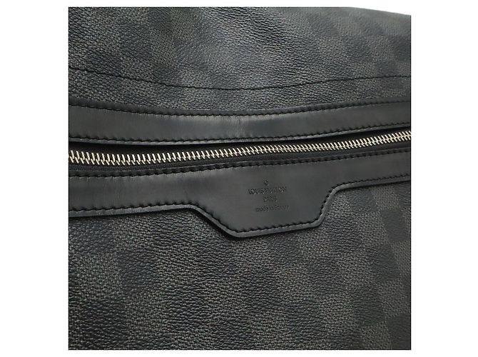 Borsa a tracolla Daniel GM Damier Graphite Louis Vuitton Nero - vista 9