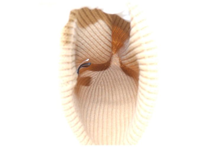 Gorro de lana LV Louis Vuitton Castaño Beige - vista 3