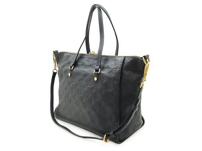 Borsa 2 in 1 Louis Vuitton Lumineuse PM in pelle Monogram Empreinte Blu - vista 2