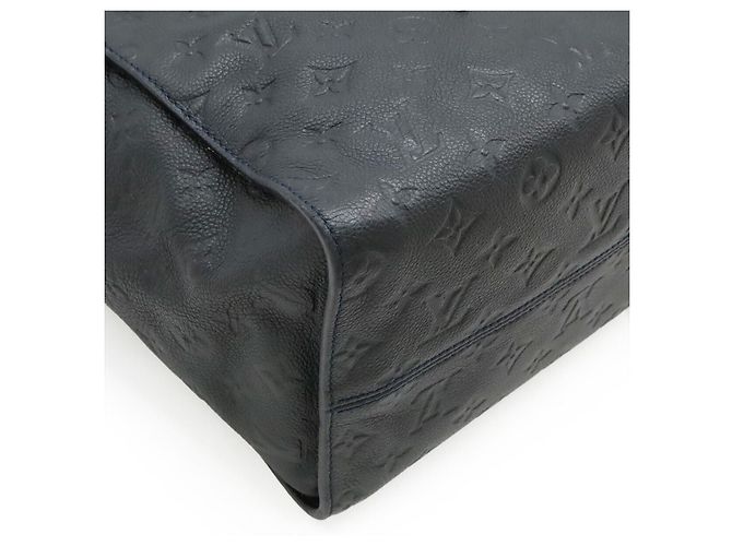 Borsa 2 in 1 Louis Vuitton Lumineuse PM in pelle Monogram Empreinte Blu - vista 3