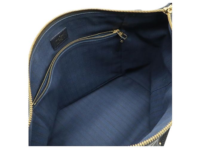 Borsa 2 in 1 Louis Vuitton Lumineuse PM in pelle Monogram Empreinte Blu - vista 6