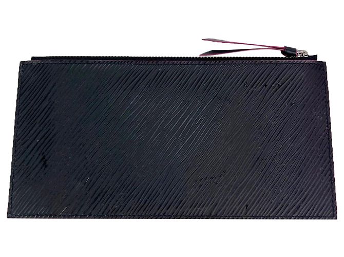 Pochette Félicie Inserto con zip Louis Vuitton Felicie in pelle Epi nera Nero - vista 2