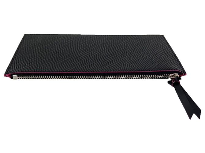 Pochette Félicie Inserto con zip Louis Vuitton Felicie in pelle Epi nera Nero - vista 6