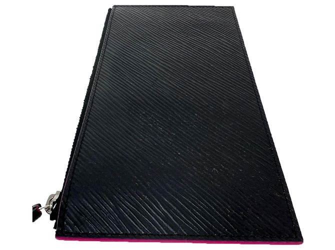 Pochette Félicie Inserto con zip Louis Vuitton Felicie in pelle Epi nera Nero - vista 7