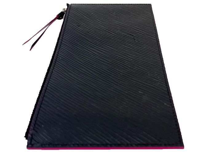 Pochette Félicie Inserto con zip Louis Vuitton Felicie in pelle Epi nera Nero - vista 8