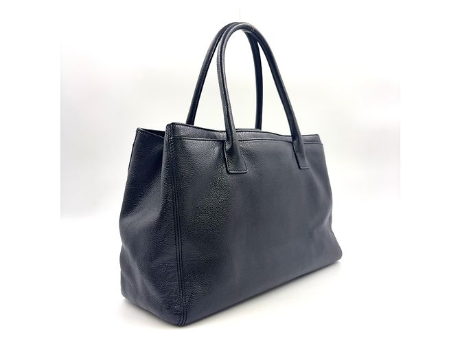 Chanel Leder Executive Tote Bag Schwarz - Ansicht 2
