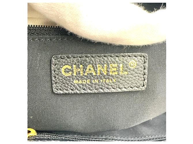 Chanel Leder Executive Tote Bag Schwarz - Ansicht 4