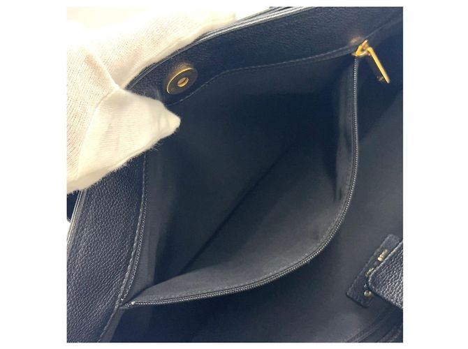 Chanel Leder Executive Tote Bag Schwarz - Ansicht 7