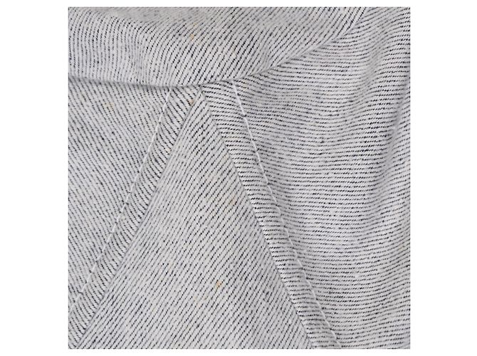 Vestido Mini A-Line Hermès en Algodón Blanco Crudo - vista 7