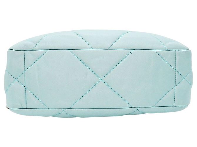 Borsa a spalla 2 in 1 in pelle di agnello Chanel 19 Verde - vista 5
